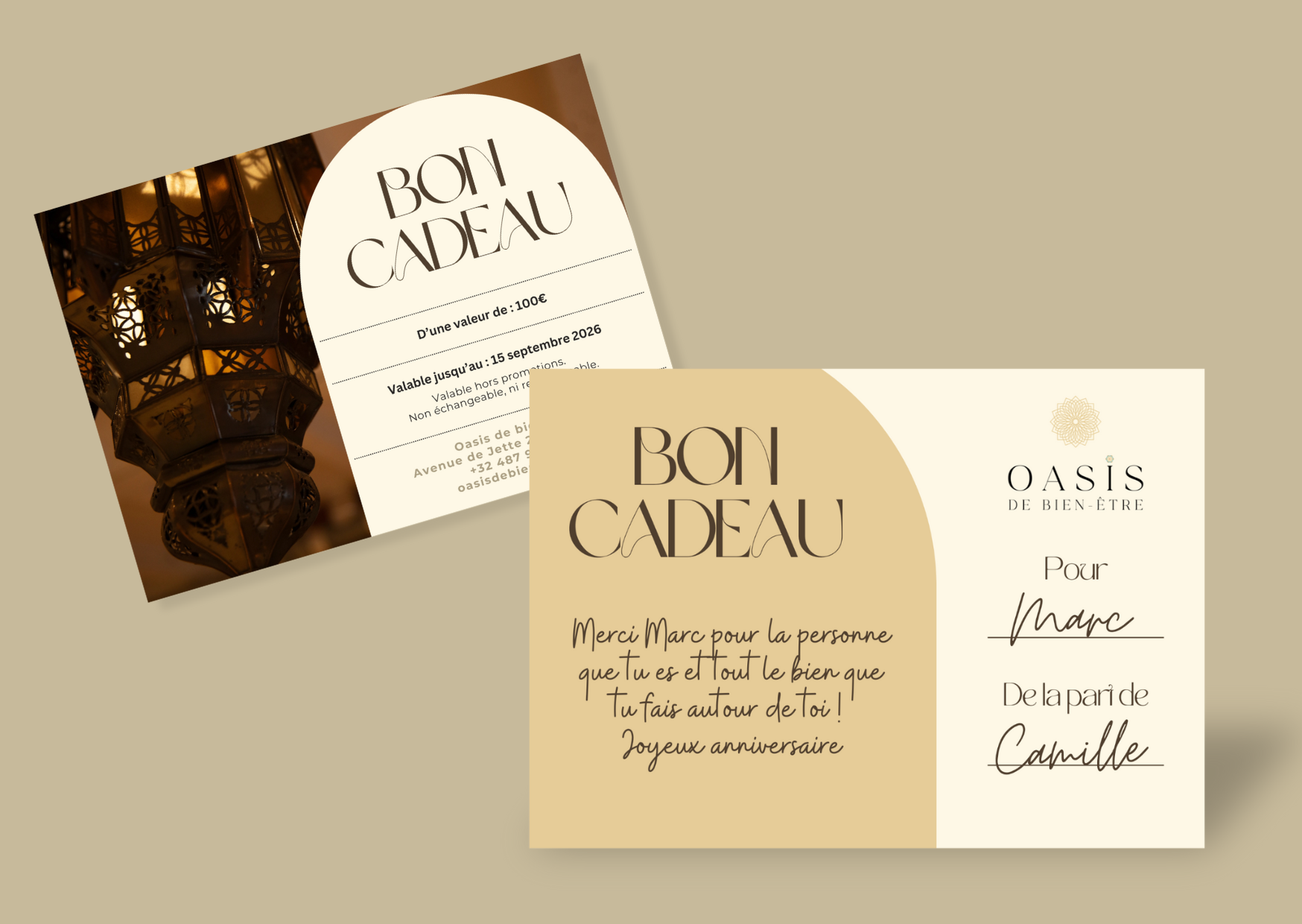 Bon cadeau digital